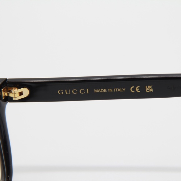 NEW GUCCI CAT-EYE EYEGLASSES GG0634O 001 BLACK GUCCI WOMEN'S EYEWEAR GG0634O - Picture 9 of 12